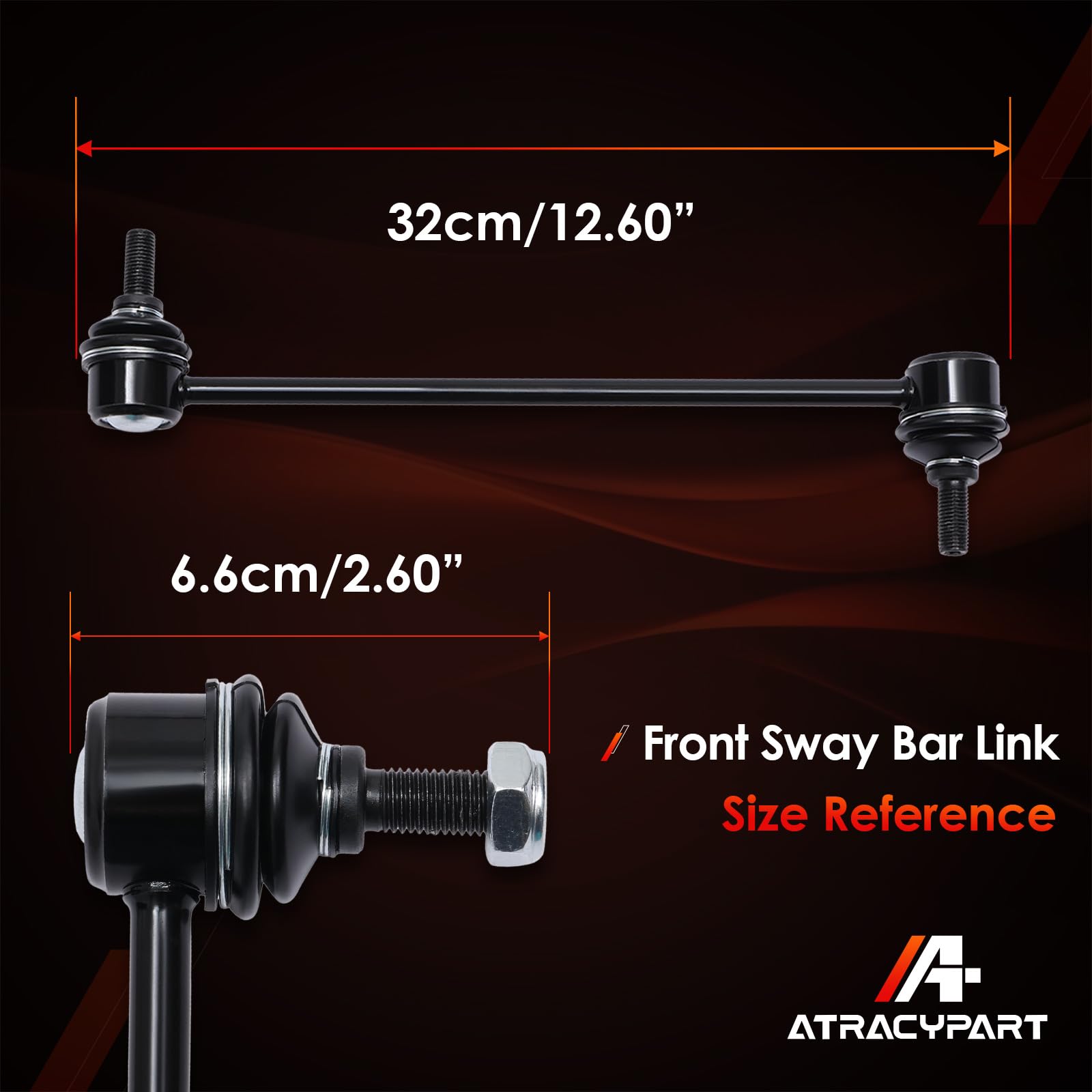 ATRACYPART stabilizer end link kit installed on multiple models.