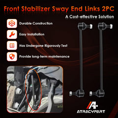 ATRACYPART Sway Bar End Link reduces clunking noises on rough surfaces.