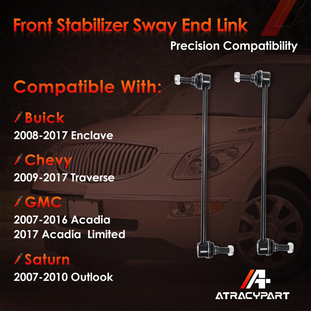 ATRACYPART sway bar link assembly for Buick Enclave and Chevrolet Traverse fits and performs reliably