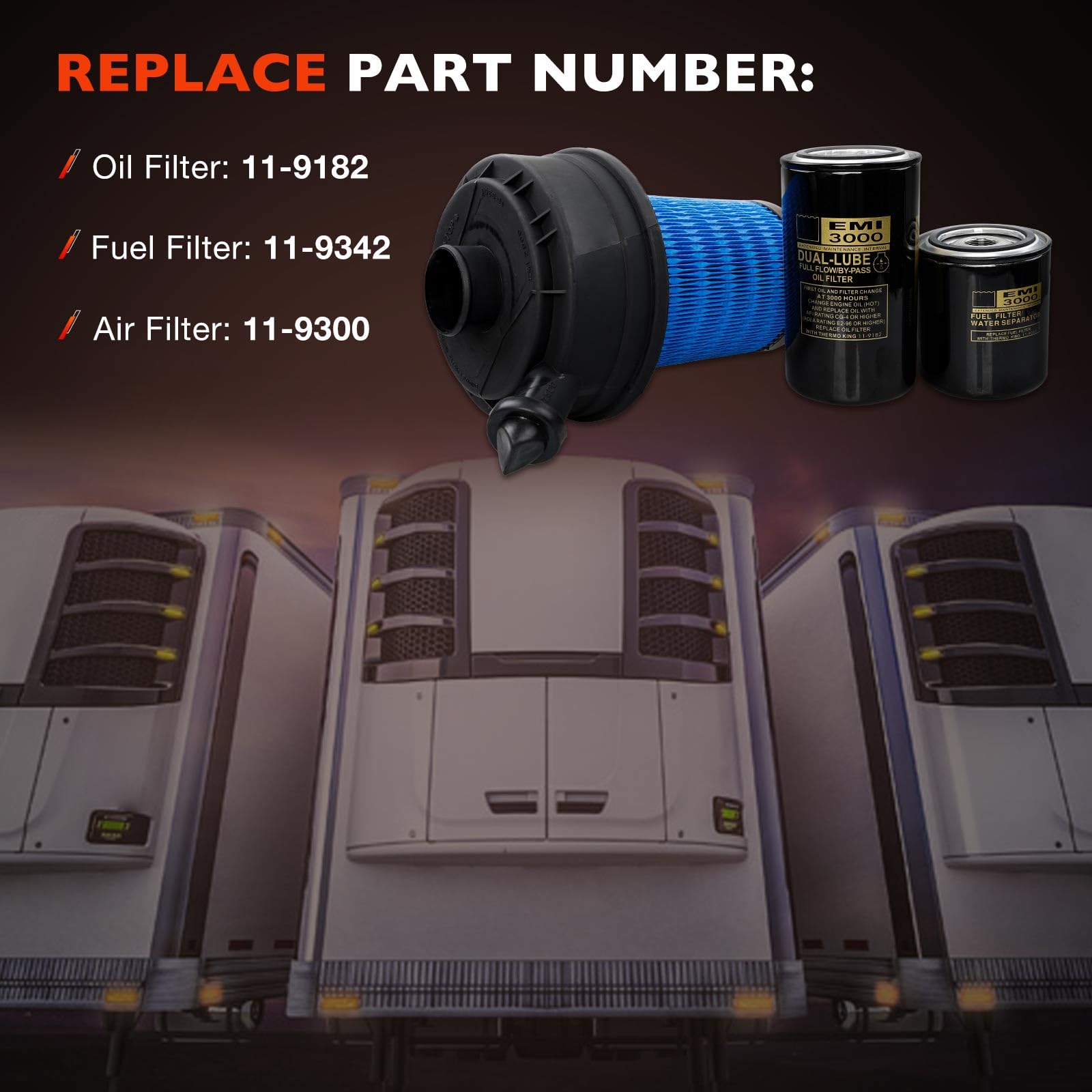 ATRACYPART filter kit box shows complete maintenance package