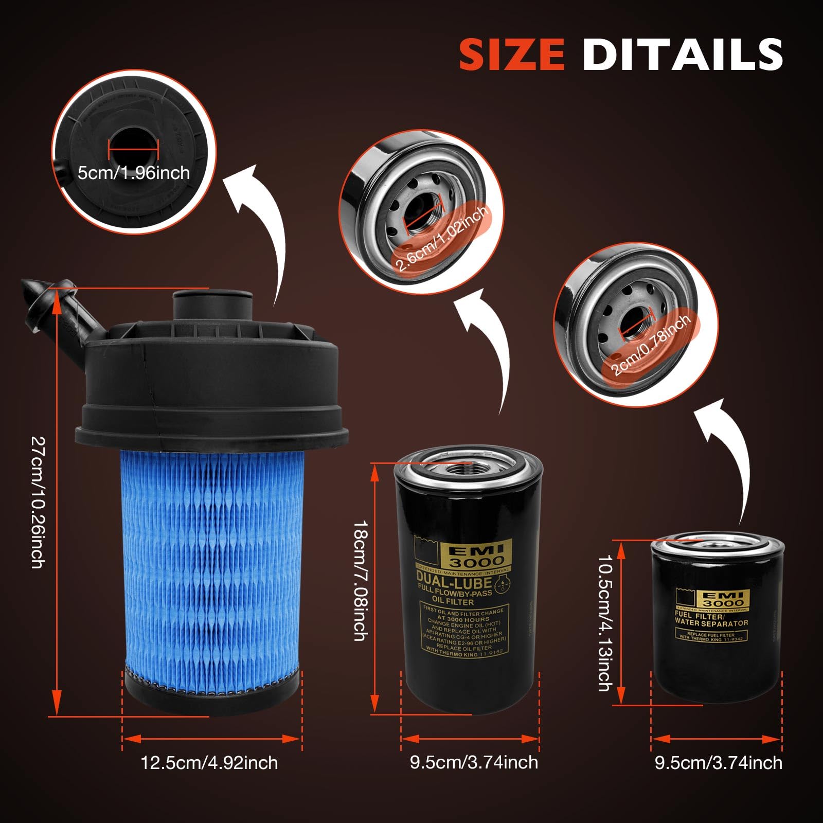 ATRACYPART SB300 oil filter ensures durable lubrication in Thermo King units