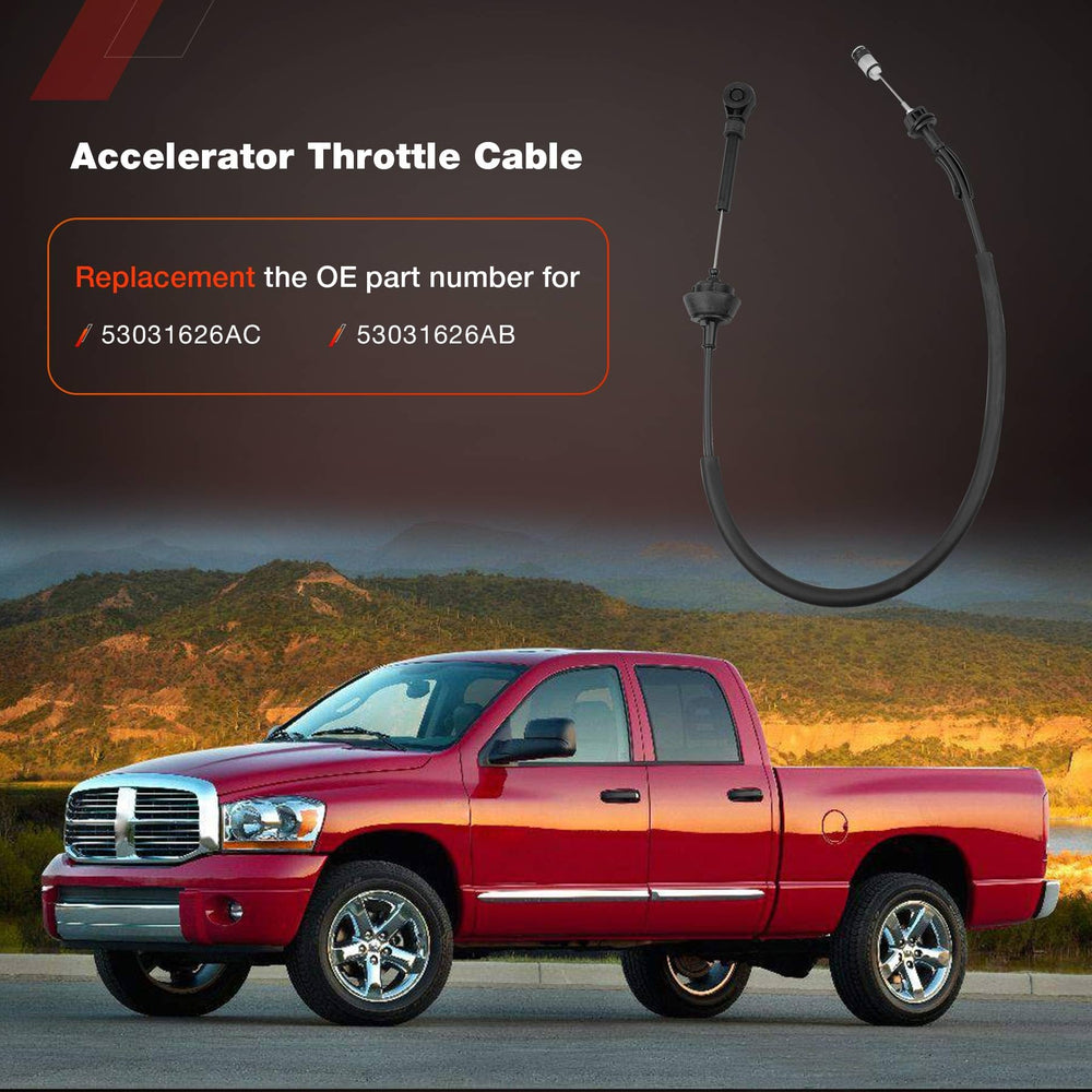 ATRACYPART throttle cable installation guide highlights easy mounting.