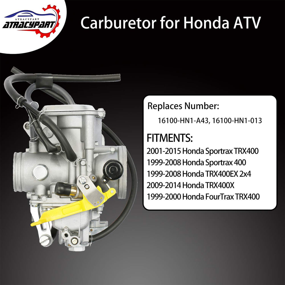 ATRACYPART TRX400 carburetor air-fuel balance supports steady throttle response.