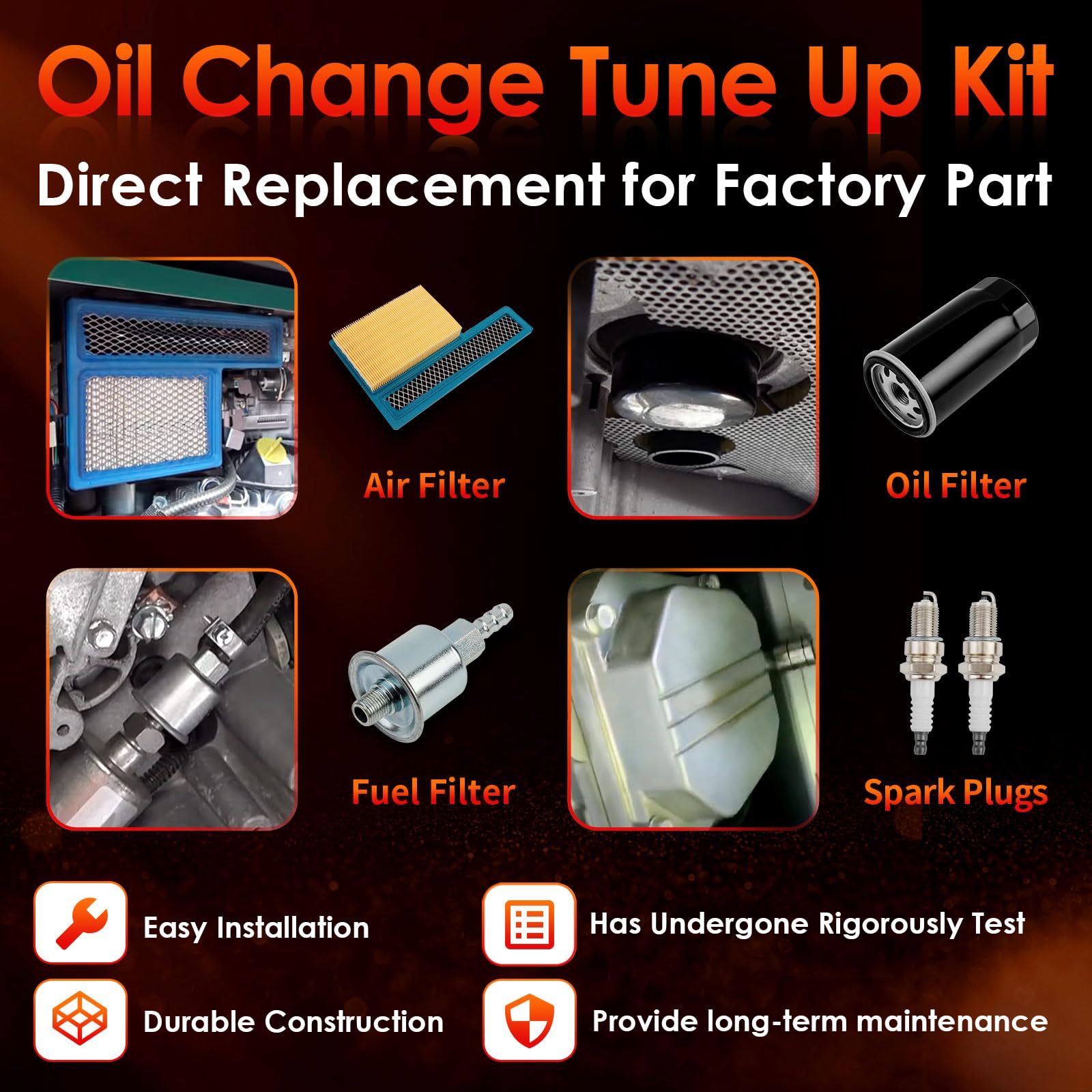 ATRACYPART fuel filter for Onan QG kits supports cleaner fuel delivery.