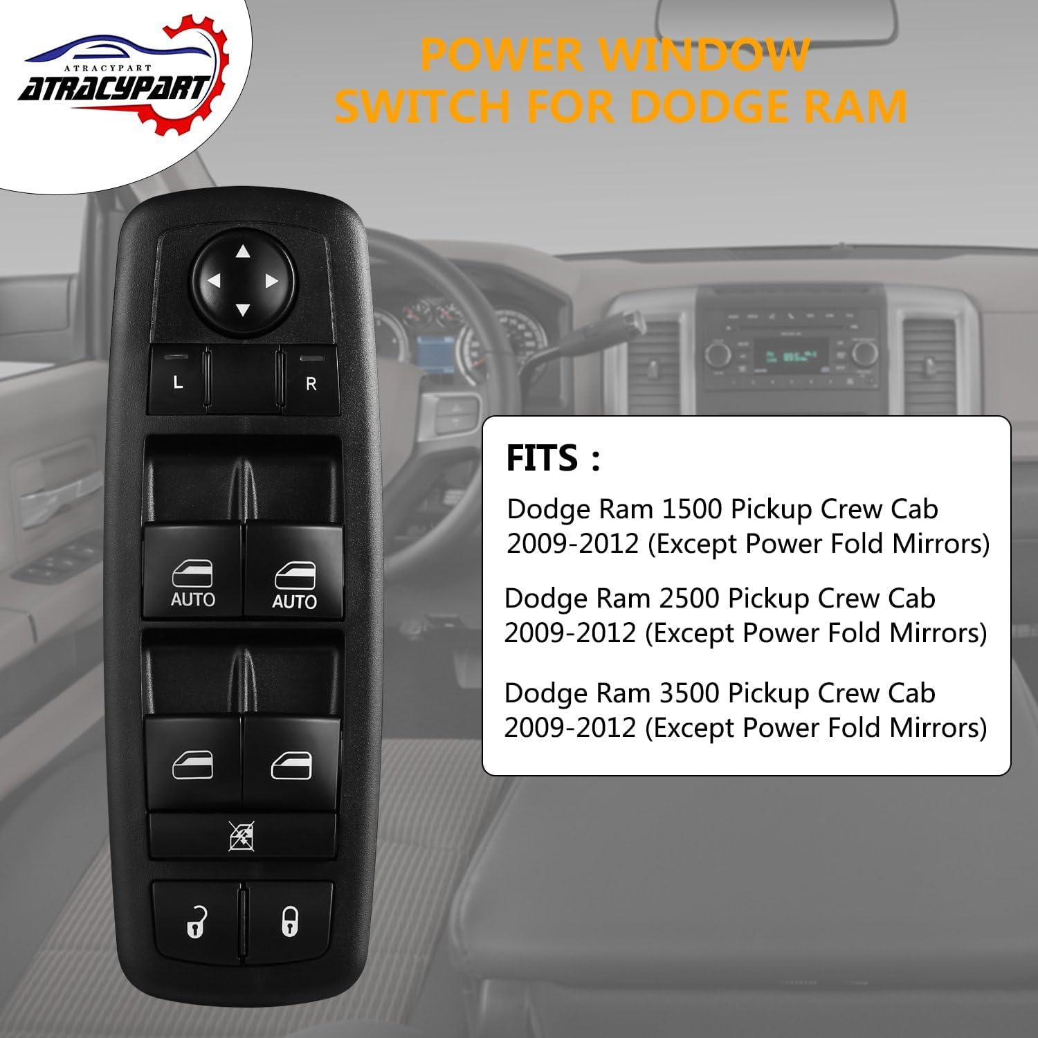 ATRACYPART twelve-month warranty badge indicating reliable support