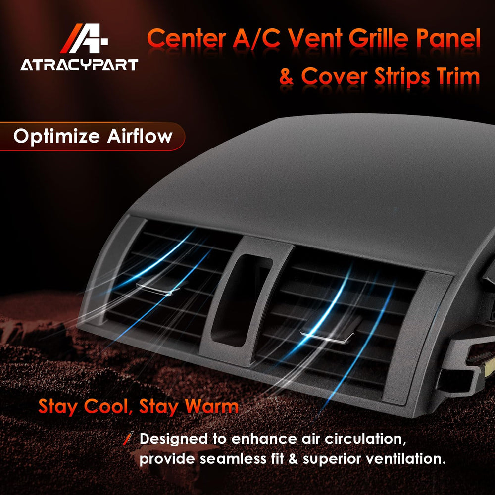 ATRACYPART upper dashboard cover right gray matching trim style.