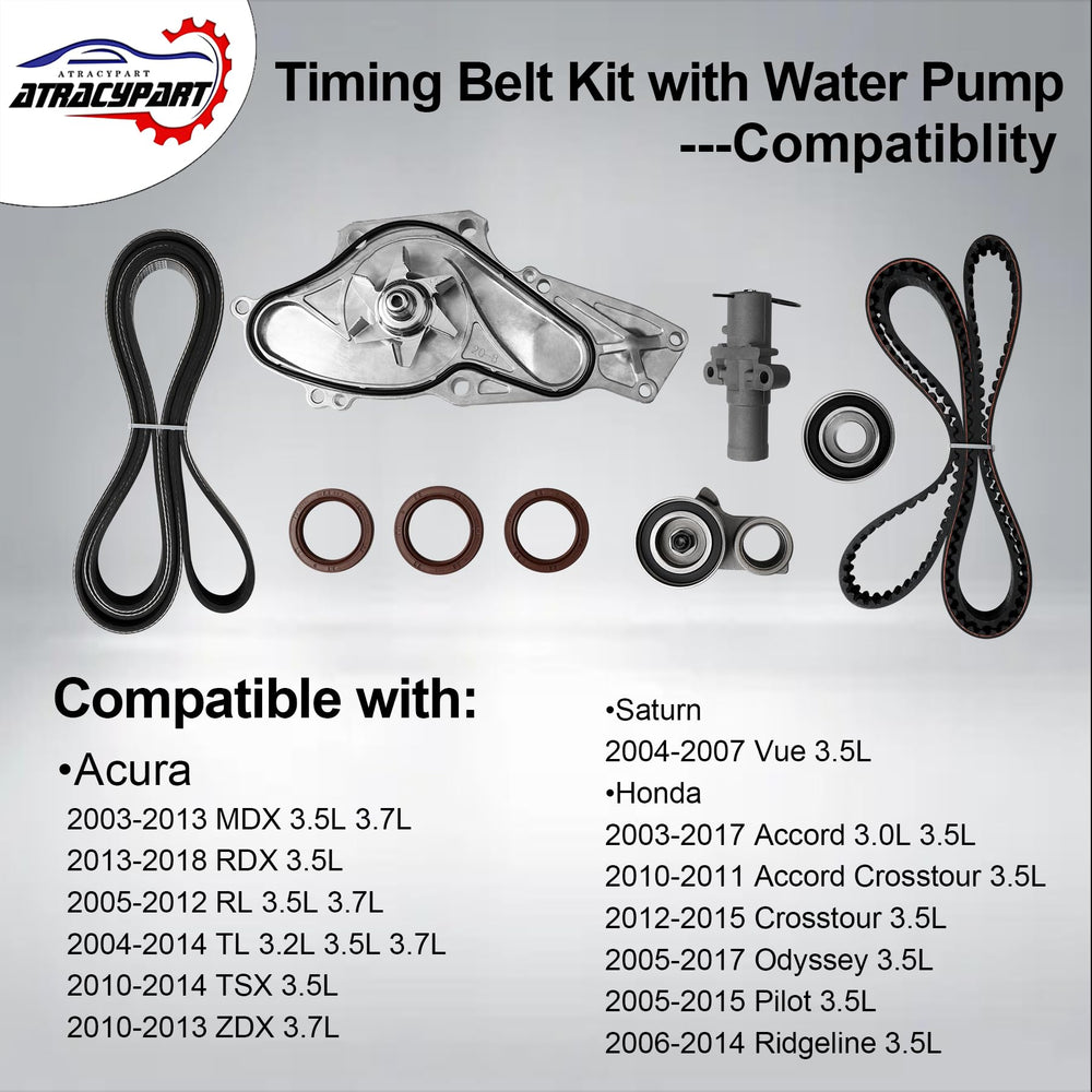 ATRACYPART water pump with gasket for reliable cooling system