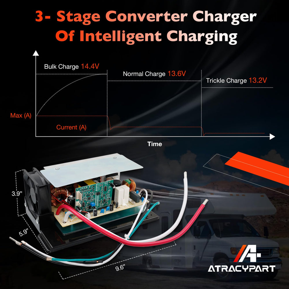 ATRACYPART WF-8955 three stage charging from trickle to fast