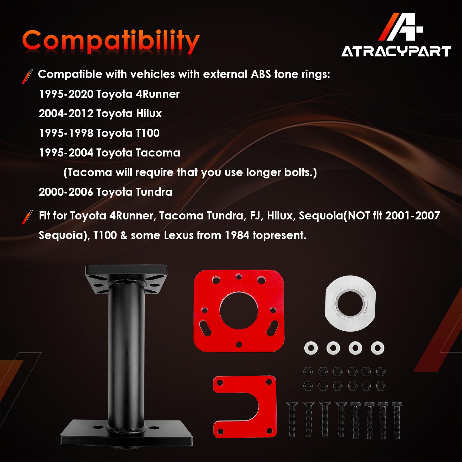 ATRACYPART wheel bearing removal tool suited for Toyota trucks