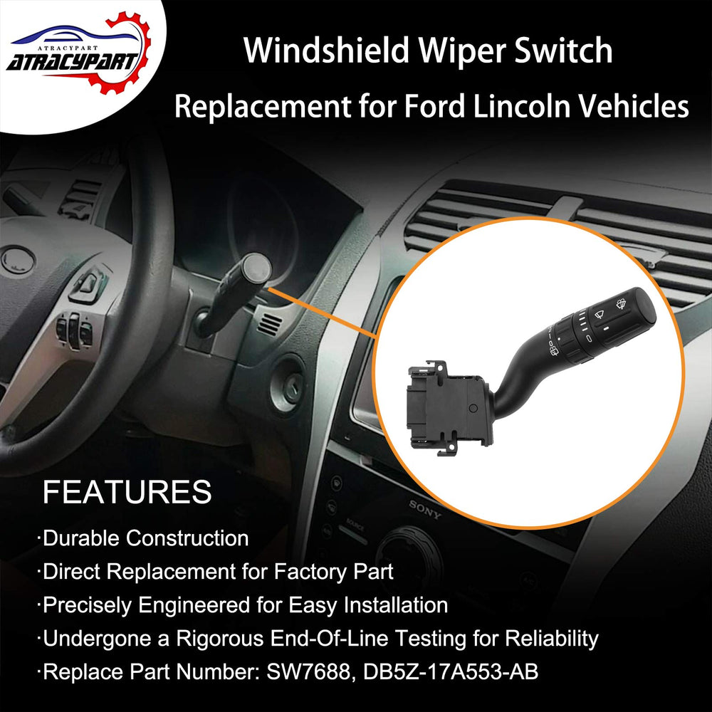 ATRACYPART windshield wiper switch for Police Interceptor Utility, dependable performance