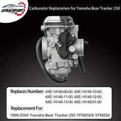 ATRACYPART air filter included for clean intake