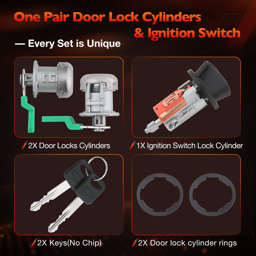 ATRACYPART Navigator door lock and ignition switch replacement for steady function