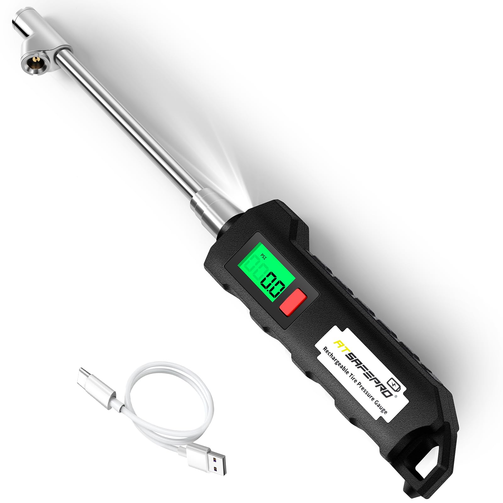 ATsafepro tire inflator digital gauge for precise readings