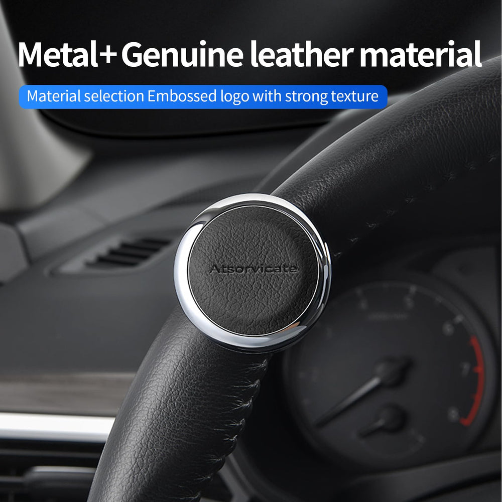Atsorvicate ergonomic cowhide-shell knob improves grip and reduces hand fatigue.