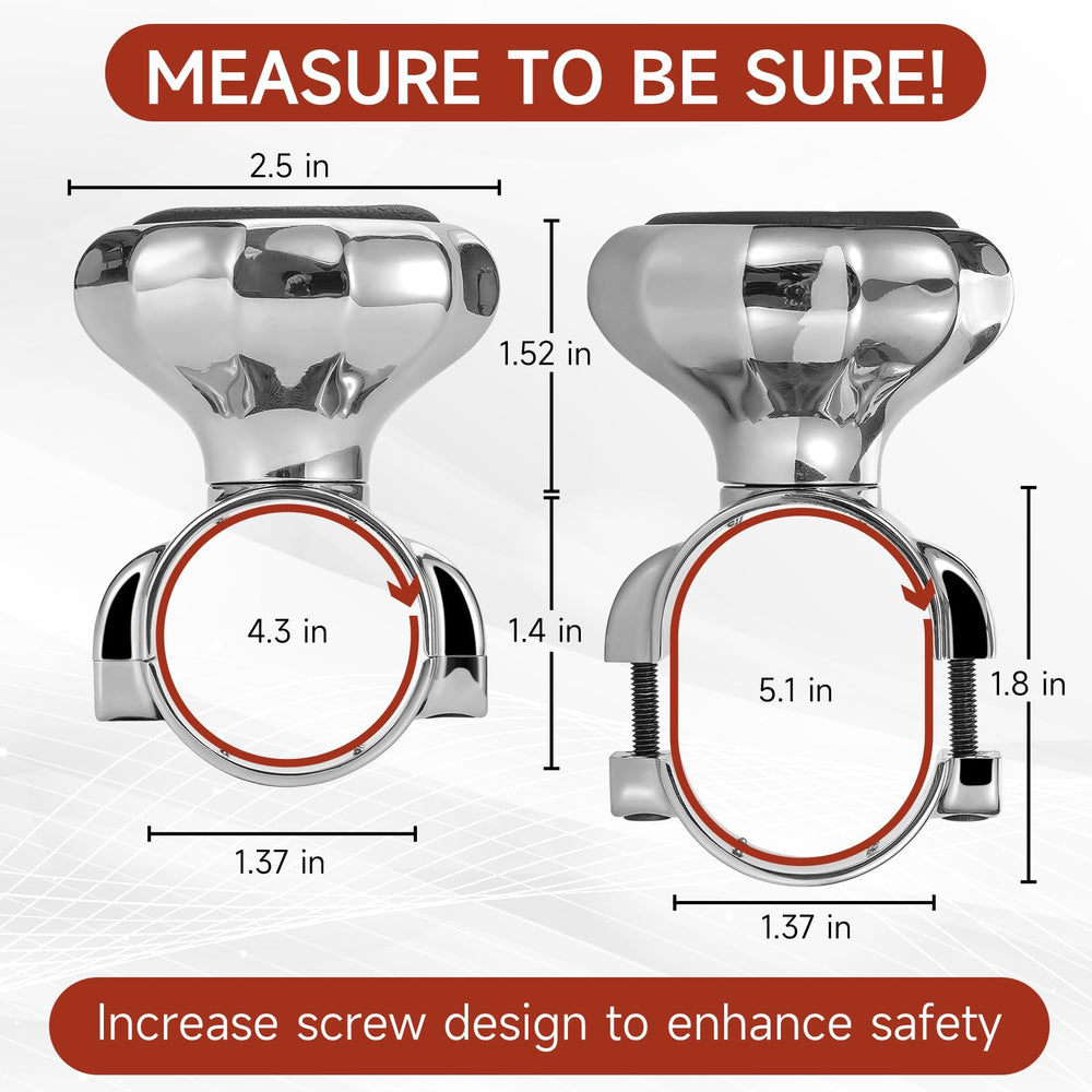Atsorvicate knob helps reduce fatigue on long drives.
