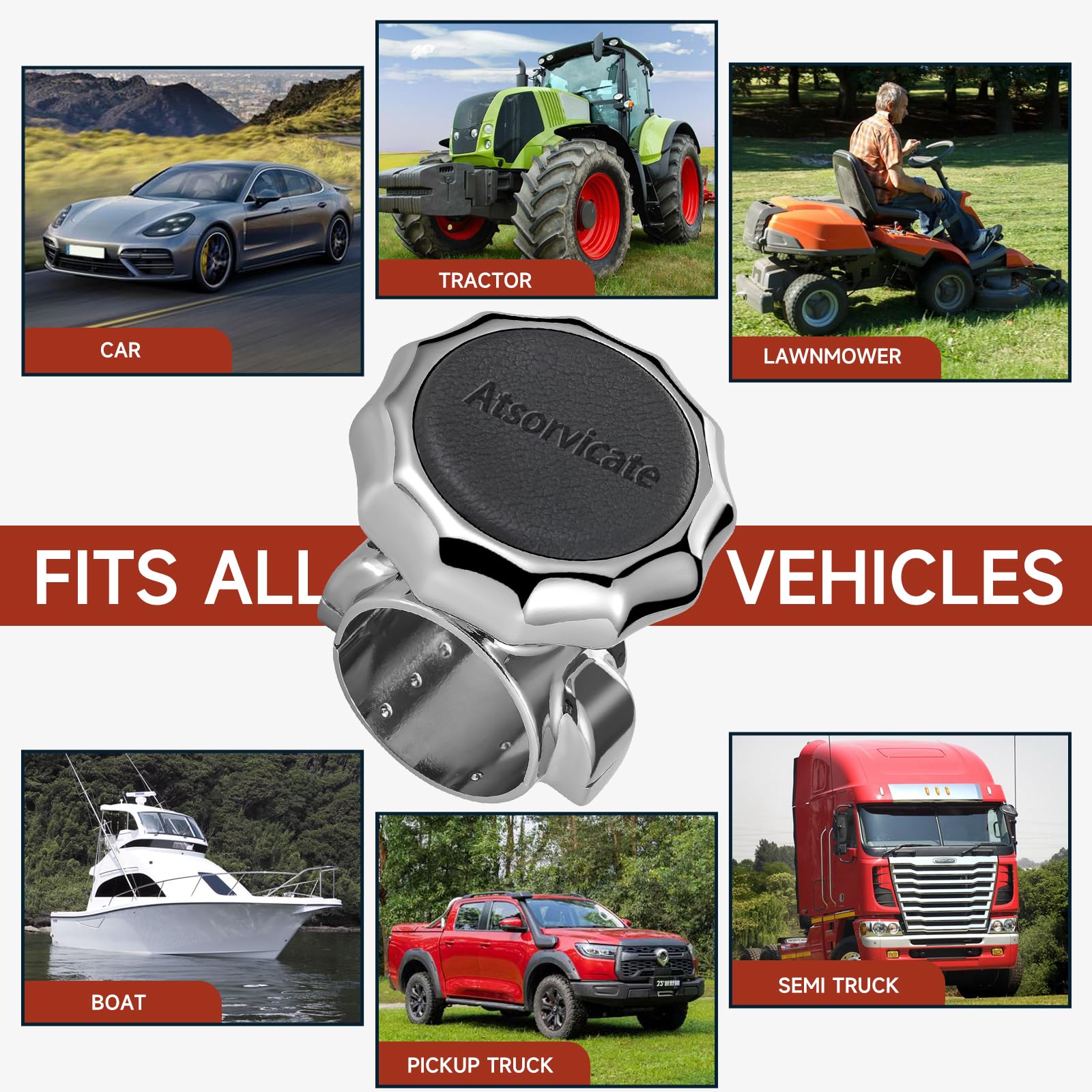 Atsorvicate knob suitable for trucks and large wheels.