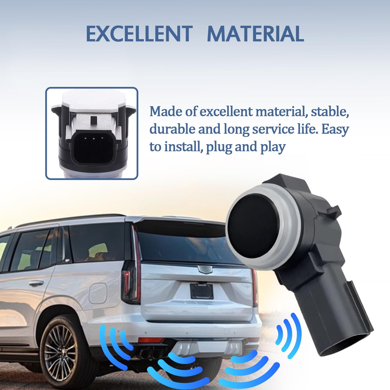 atsuch bumper park assist sensor compatibility list highlighting cross-brand GM model fit.