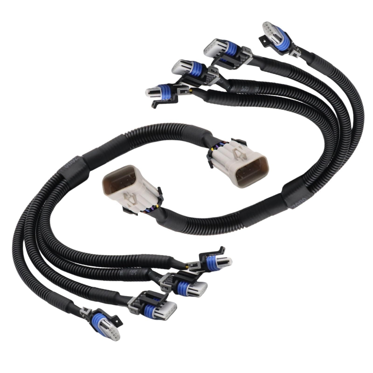 atsuch ignition coil wire harness connector closeup showing sturdy plug in design for reliable engine connections