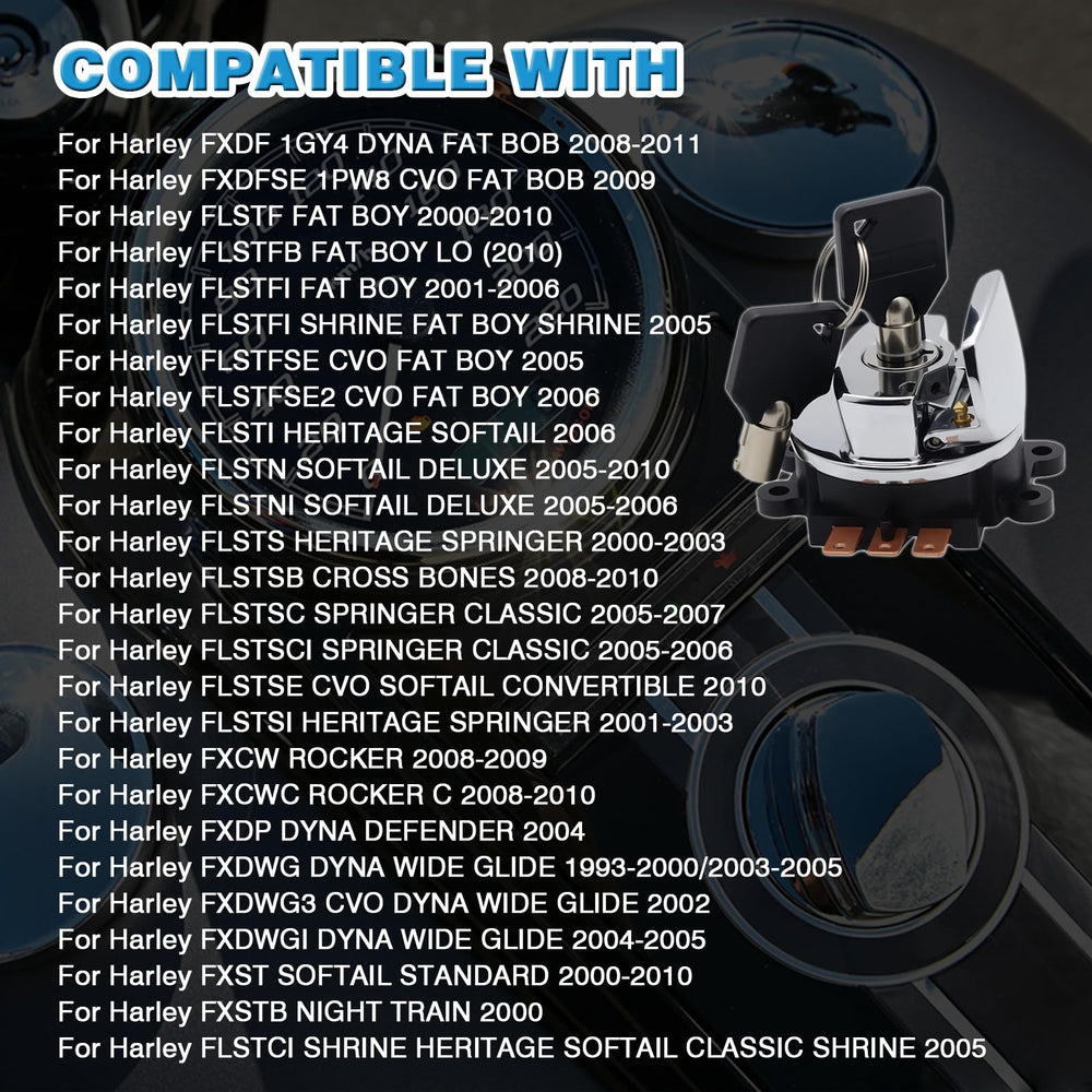 atsuch compatible-fit note confirms fit with 71501-93 and 71313-96 for Harley.