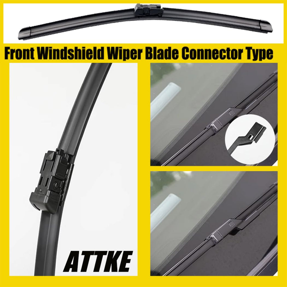 ATTKE all-season wiper blades for varied weather conditions