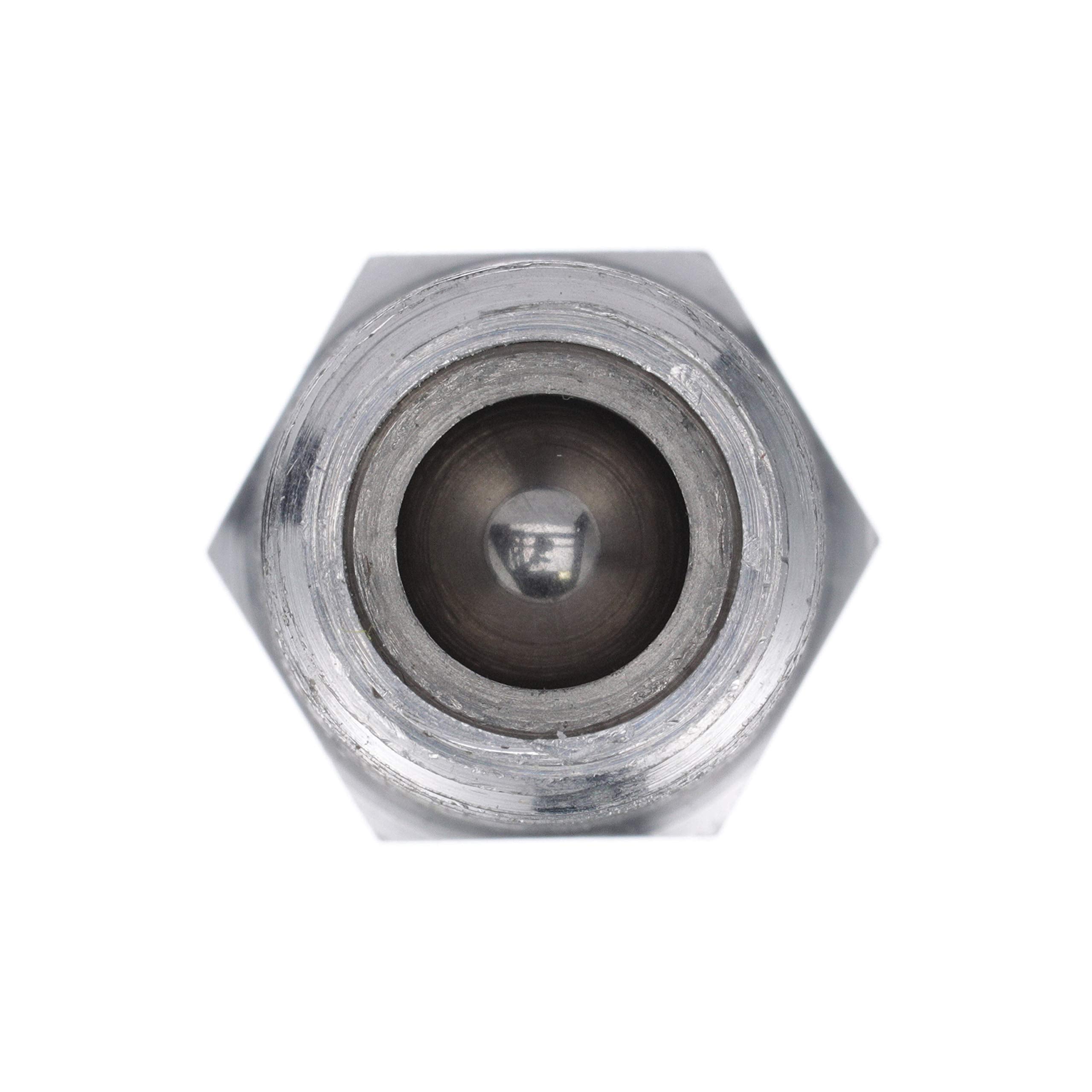 1/4 in NPT x 3/8 in barb connection enables flexible hose setup on boats.
