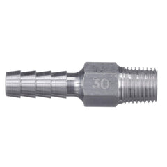 Attwood 88FAS014-6 fuel tank fitting shows secure male-thread connection for reliable fuel lines.