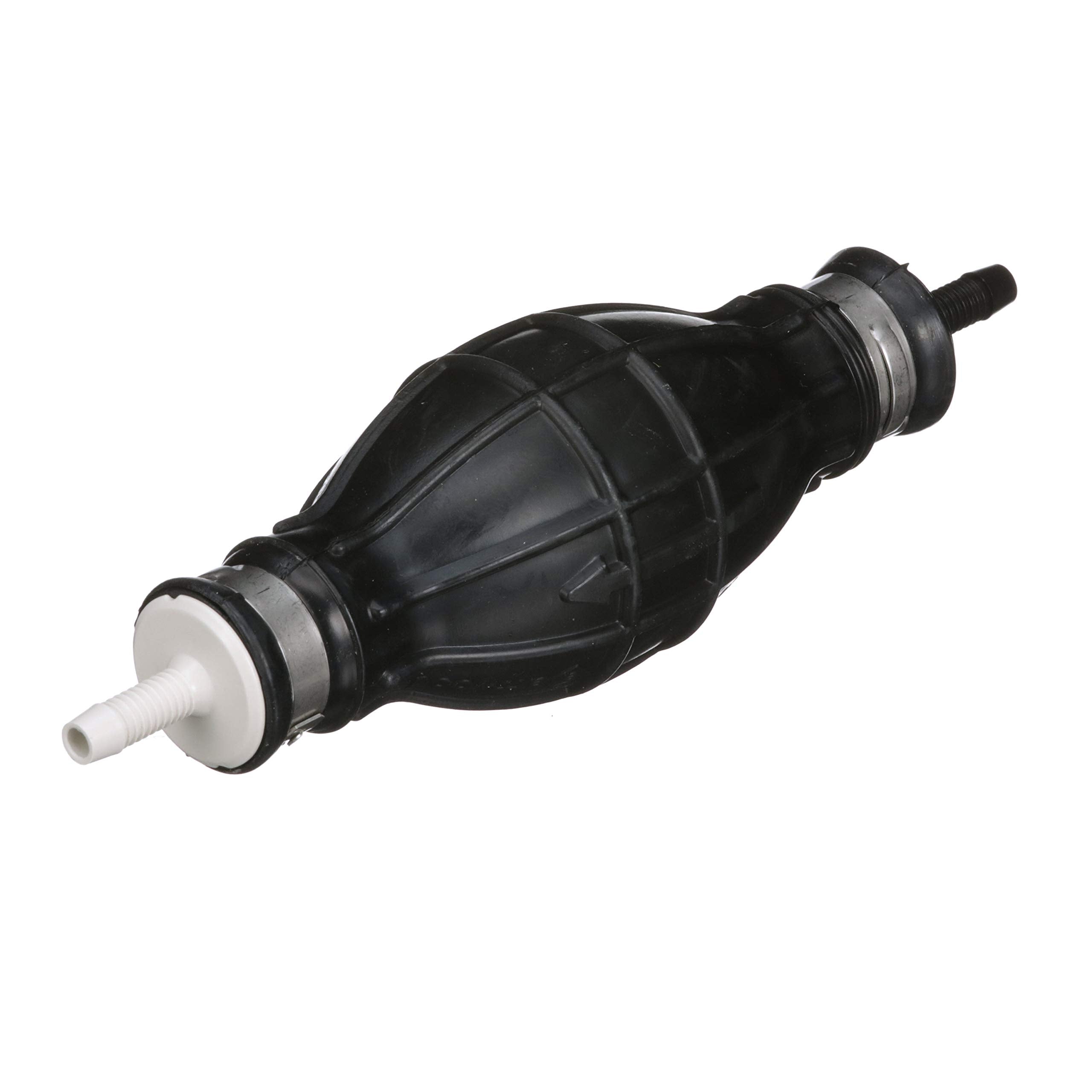 Attwood primer bulb with one-quarter-inch fuel line for efficient starts.