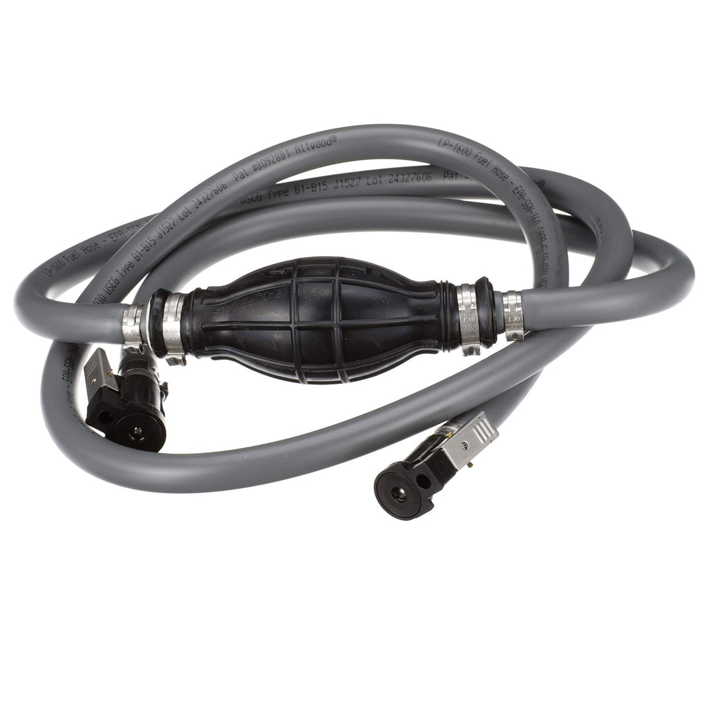 Attwood 93806ELP7 fuel line kit for Johnson/Evinrude engines, reliable leak-free connections.