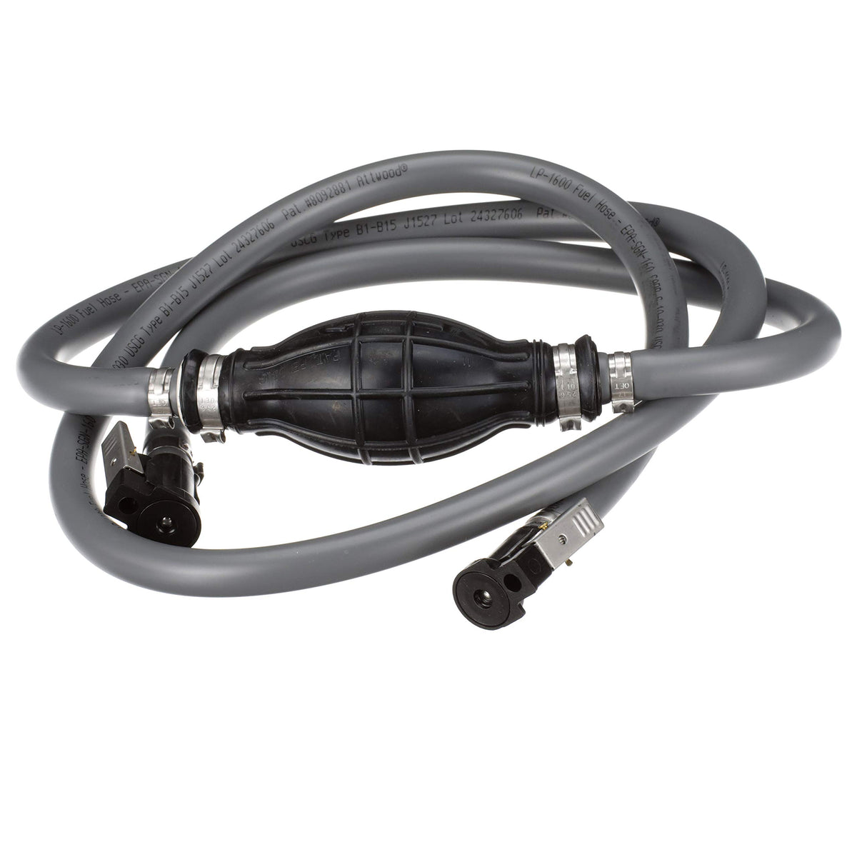 Attwood 93806ELP7 fuel line kit for Johnson/Evinrude engines, reliable leak-free connections.