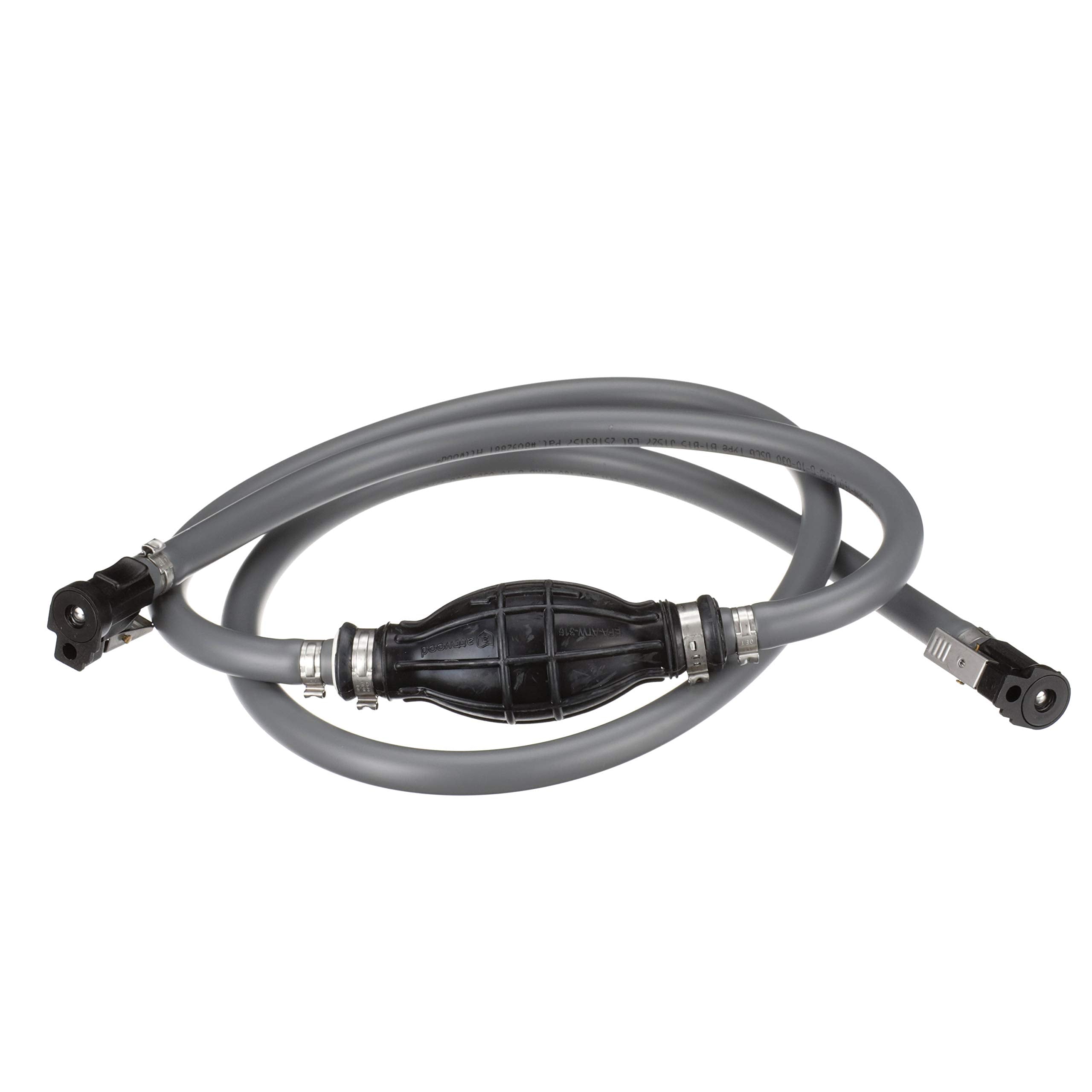 Attwood 93806YLP7 fuel line kit with Yamaha 6-foot hose ensures reliable fuel delivery.