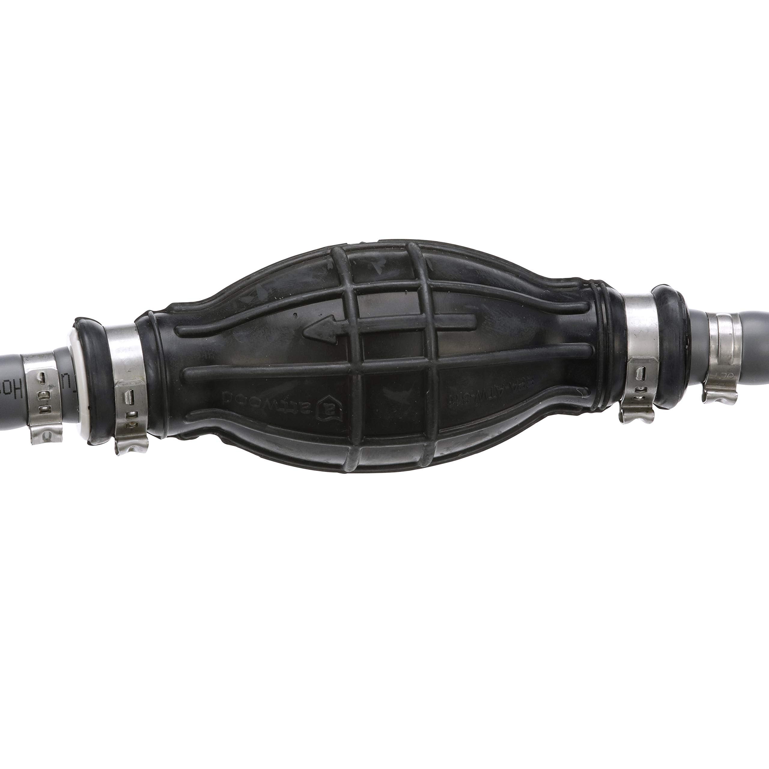 Attwood ethanol‑resistant hose improves durability with ethanol blends.