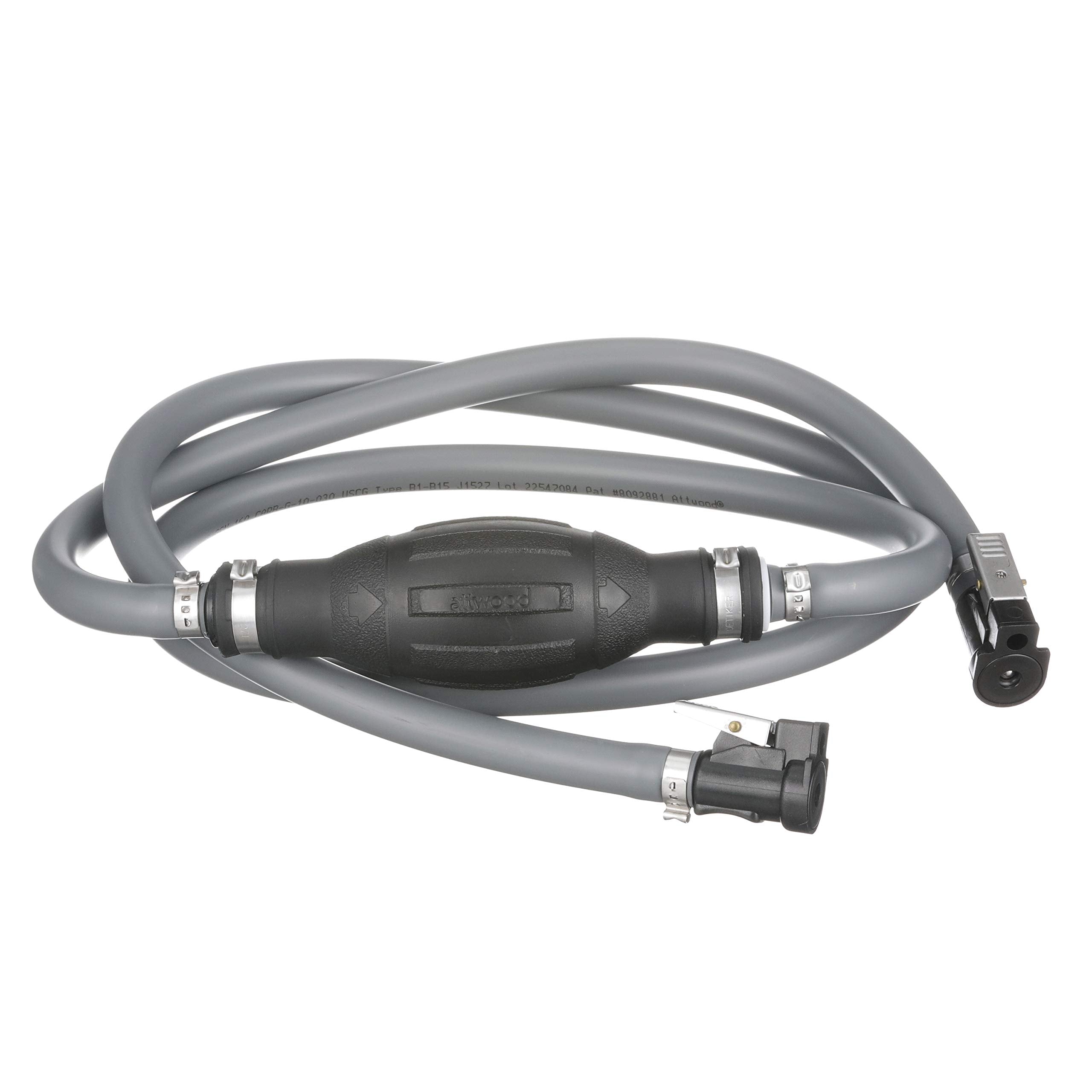 Attwood 93806EI7 fuel line kit with 6 ft hose for reliable marine operation