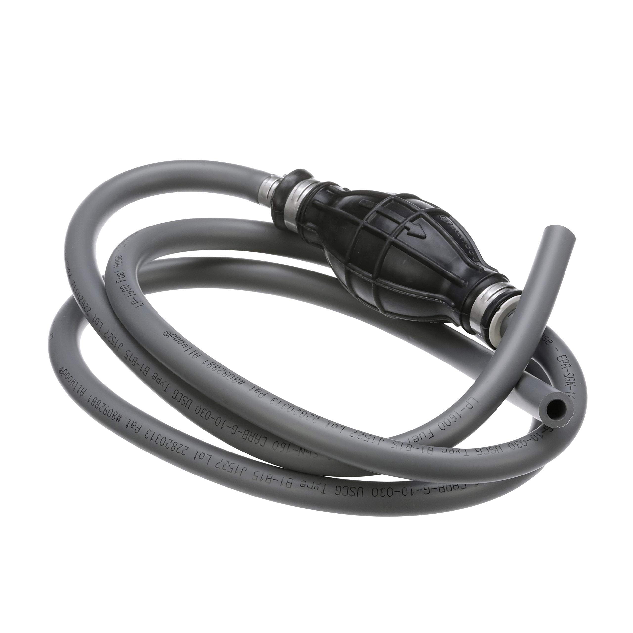 Attwood primer bulb included for easy priming and steady fuel flow.