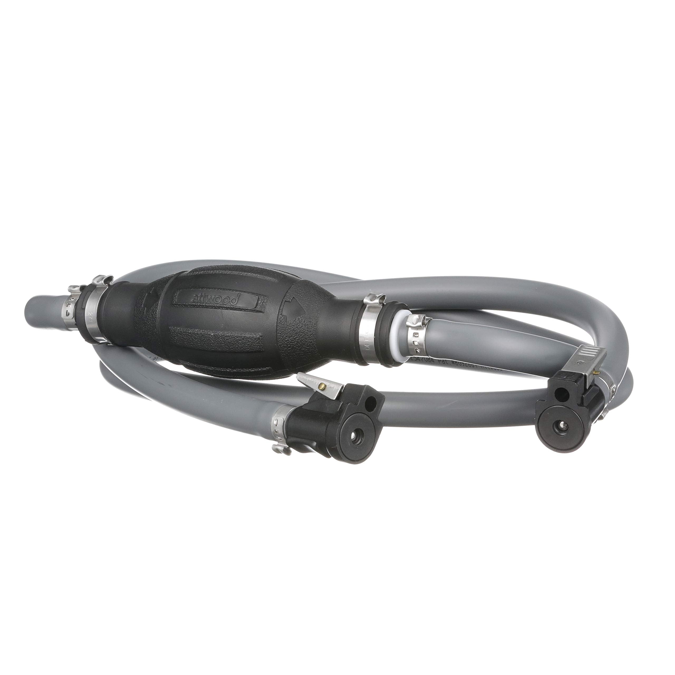 Attwood sprayless connector enabling safer connections with pressurized fuel lines