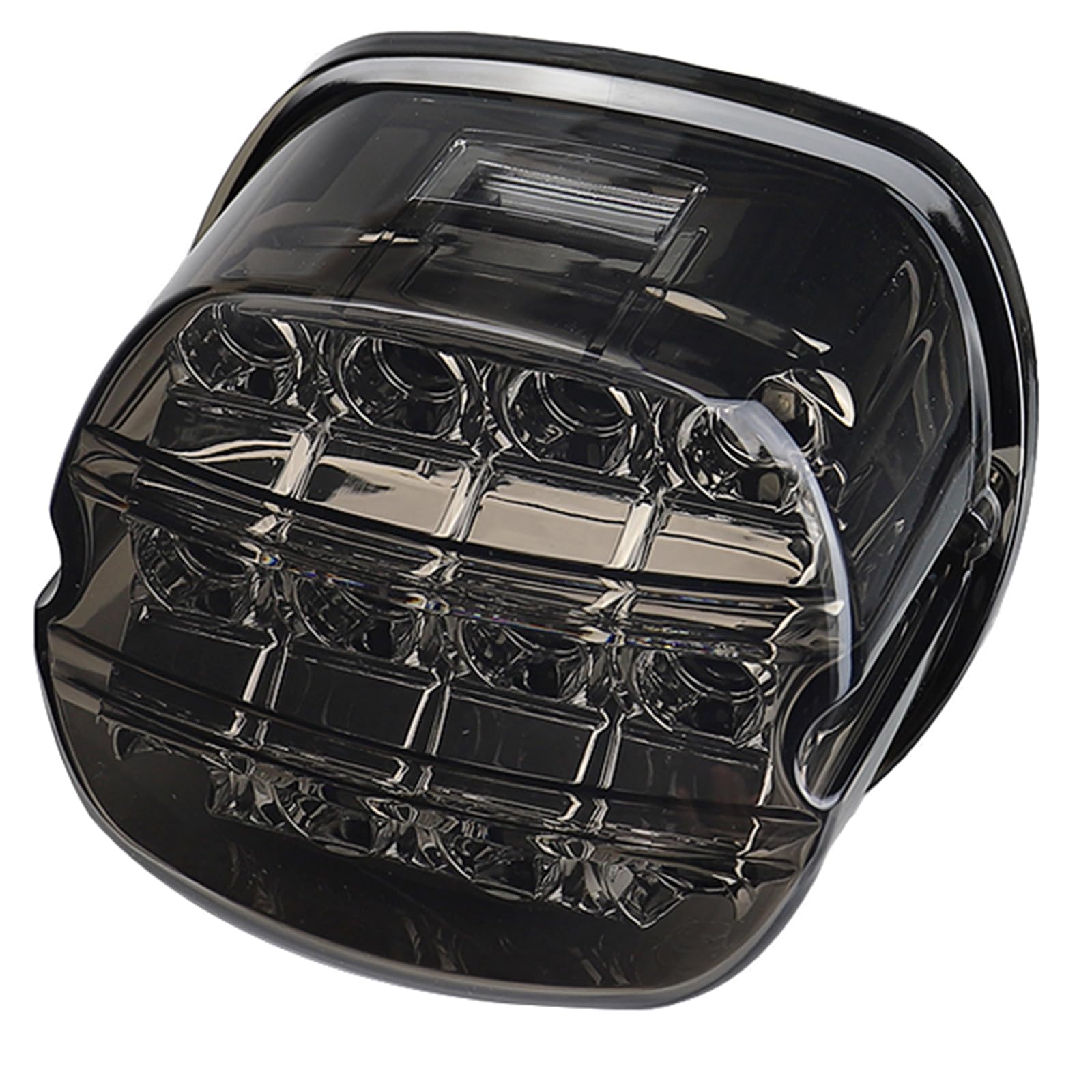 Atubeix Black Strobing Tail Light, angle view, increases visibility for nighttime riding.