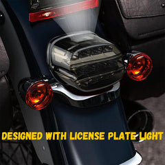 Atubeix Black Tail Light brake strobe, 3x visibility during braking.