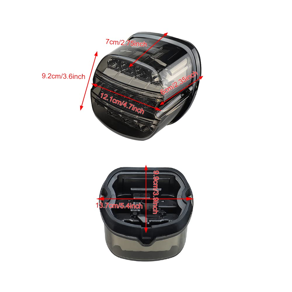 Atubeix Bright, wide beam improves rear visibility on highways.