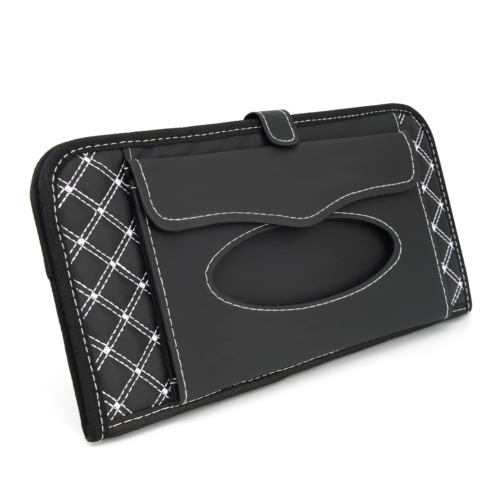 Premium materials: non-woven cloth and PU leather protect CDs from scratches.