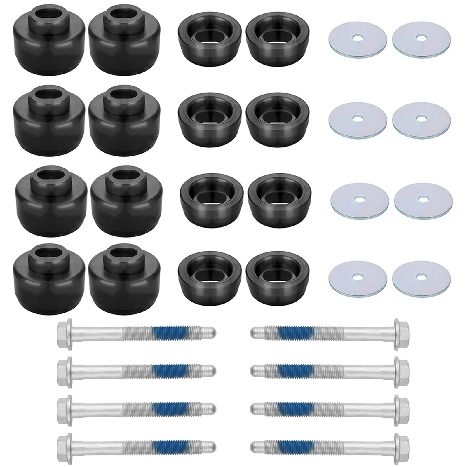 ATZTNUO 7-141 upper mounts, durable polyurethane, boost ride stability.