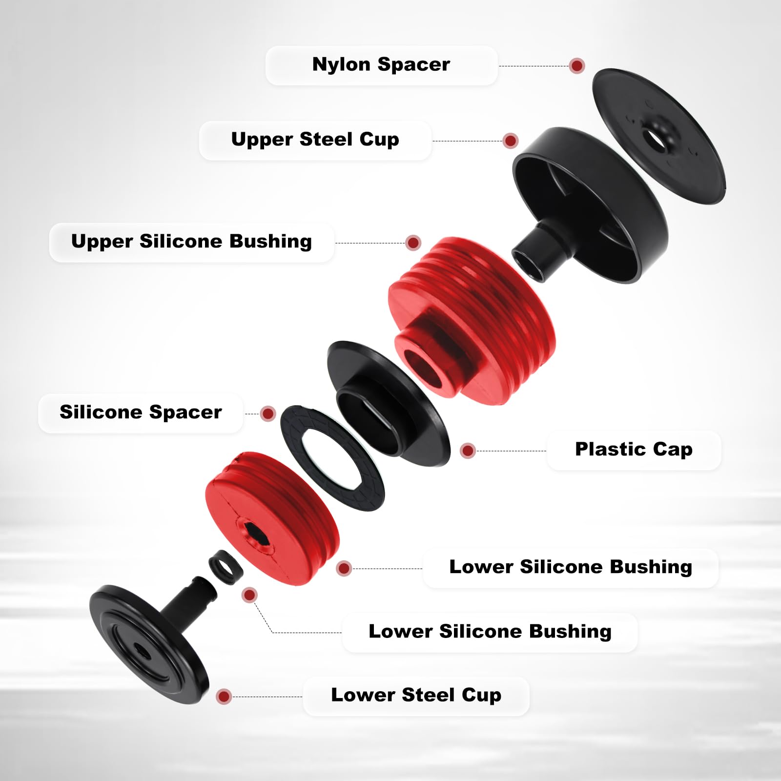 ATZTNUO silicone mounts offer a durable upgrade with long term reliability
