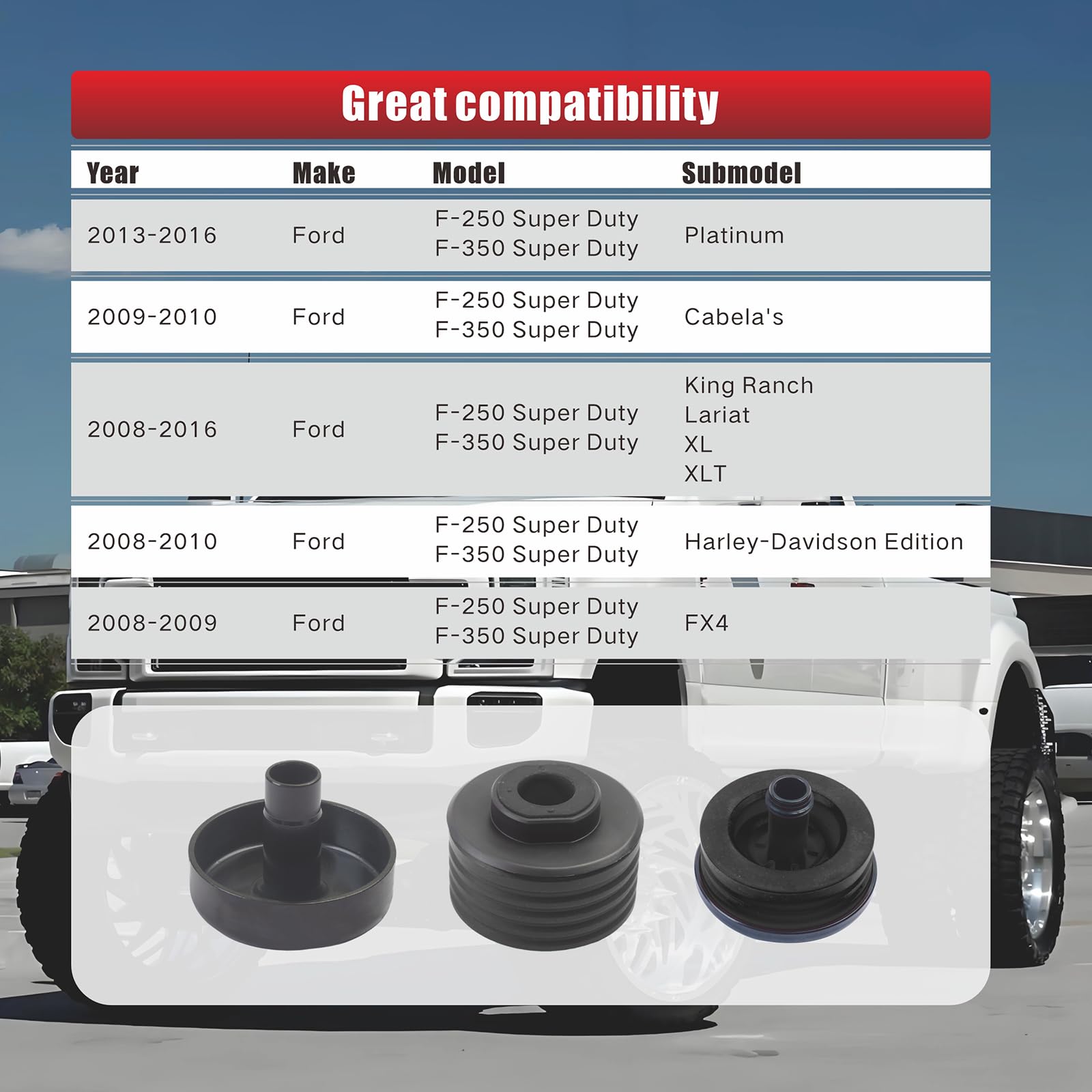 ATZTNUO silicone bushings offer heat resistance for extreme temperatures.