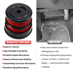 ATZTNUO silicone cab mounts provide lasting flexibility and heat resistance under extreme temps