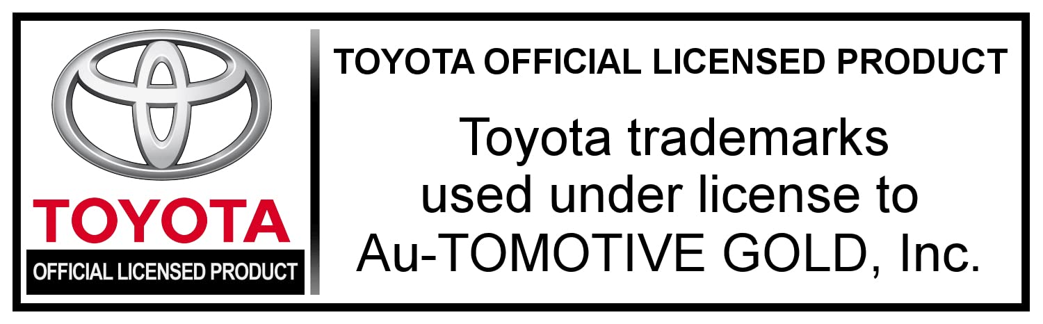 AU-TOMOTIVE GOLD laser-etched logo on metal plate stays sharp.