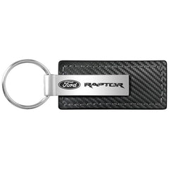 AU-TOMOTIVE GOLD Ford Raptor key chain with carbon leather for premium daily use.