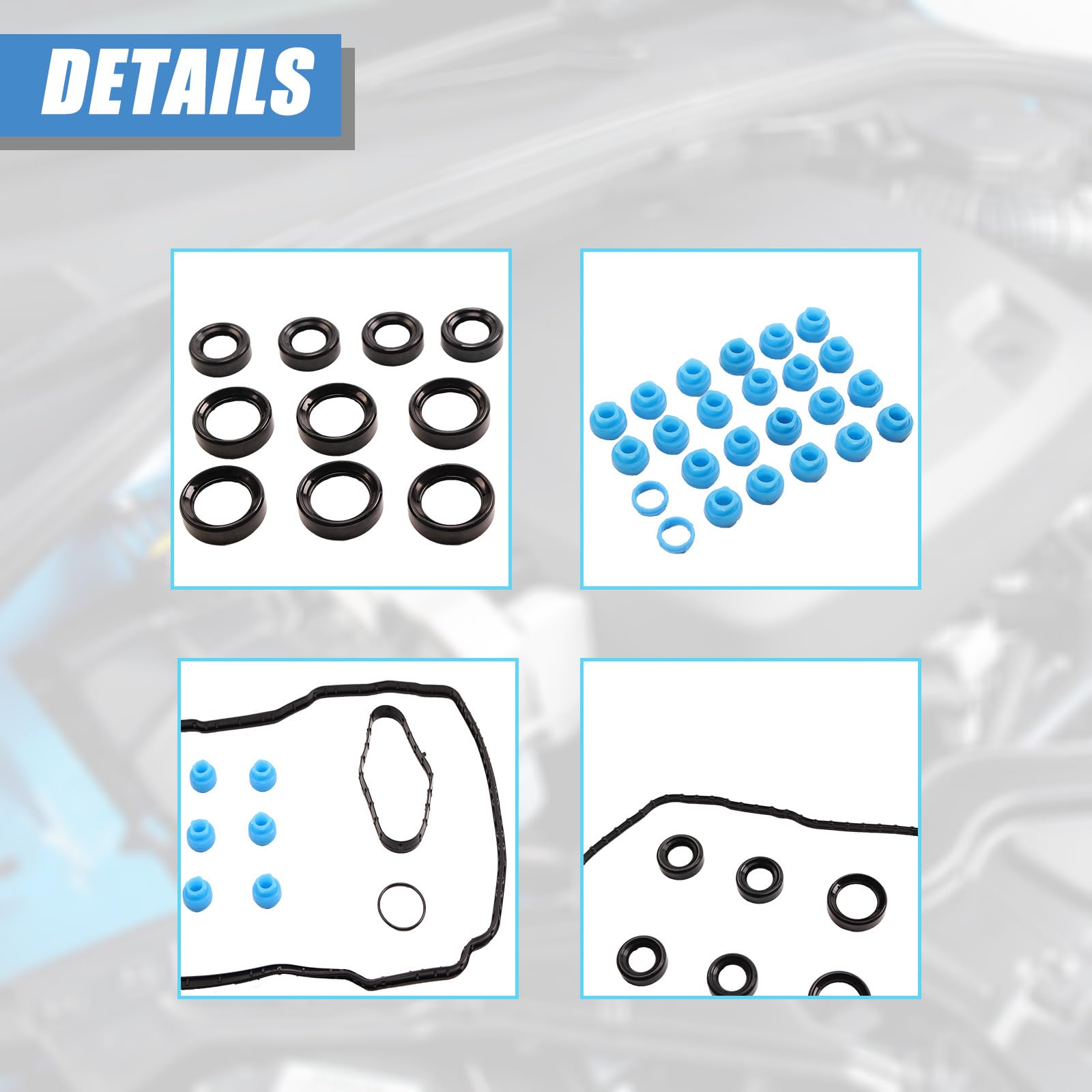 AUCERAMIC VS50879R complete engine gasket kit ready for OE-style replacement.