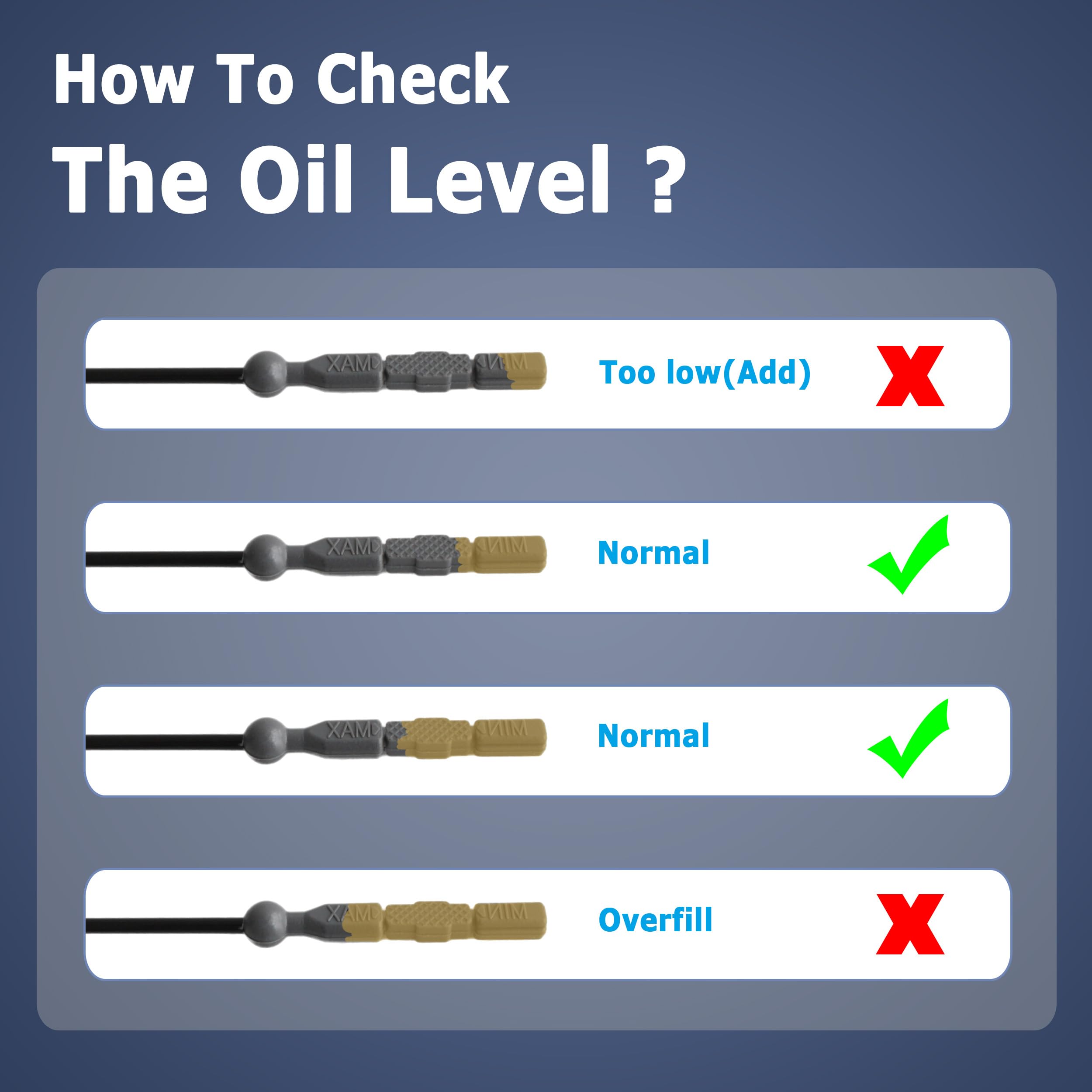 AUCERAMIC dipstick for Audi S4 3.0L dependable engine oil readings.