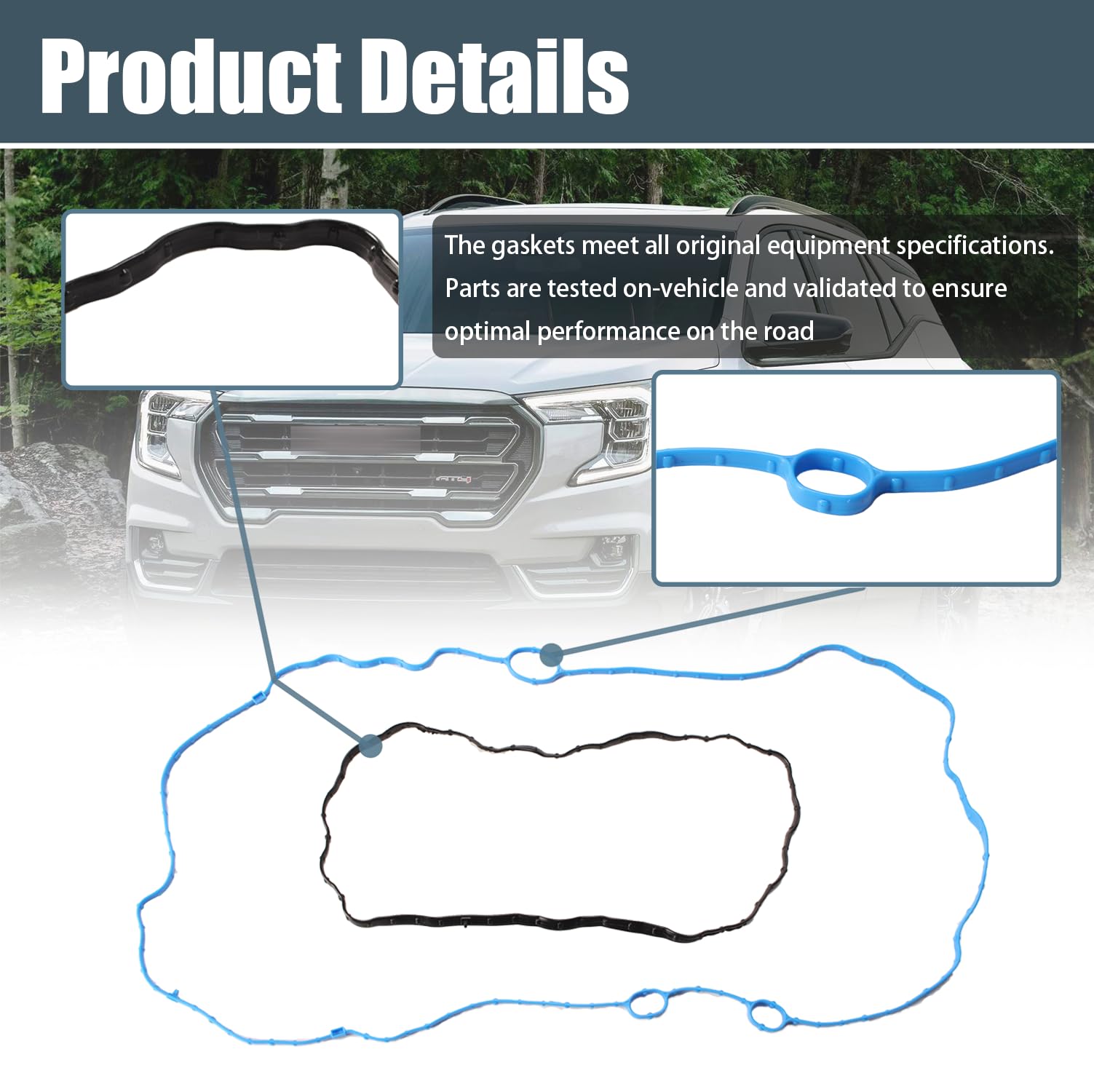 Auceramic OE-standard gaskets tested on-vehicle for dependable road performance.
