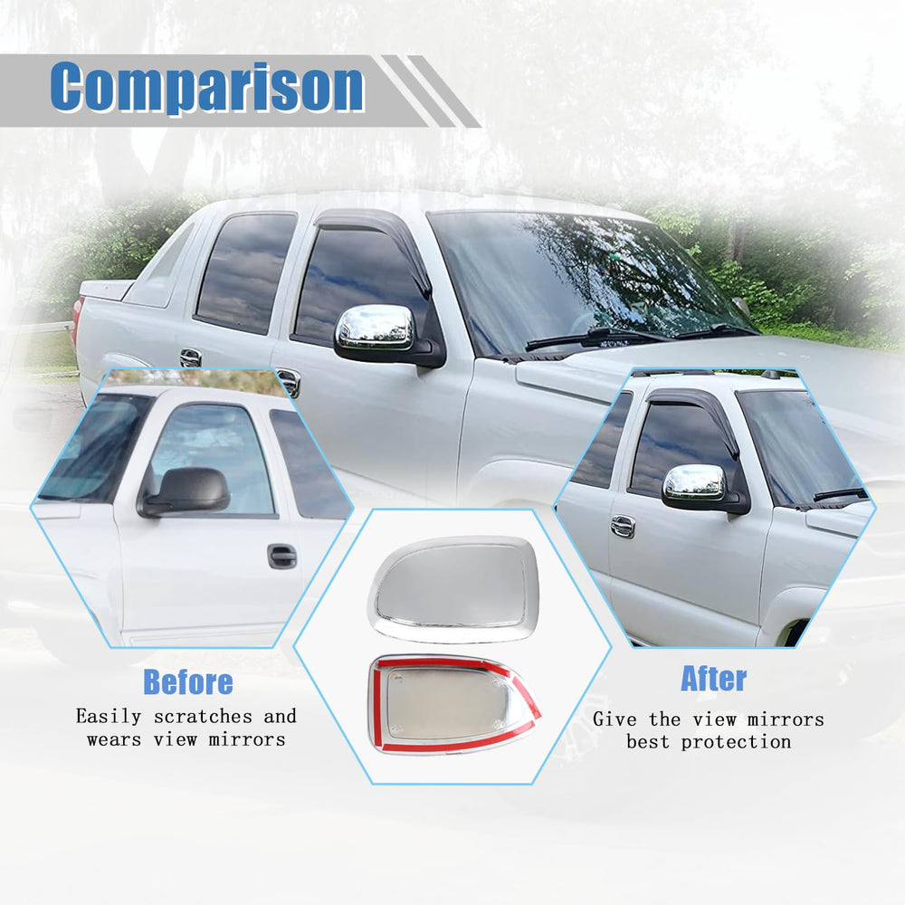AUCERAMIC chrome mirror cover cap close-up adhesive detail