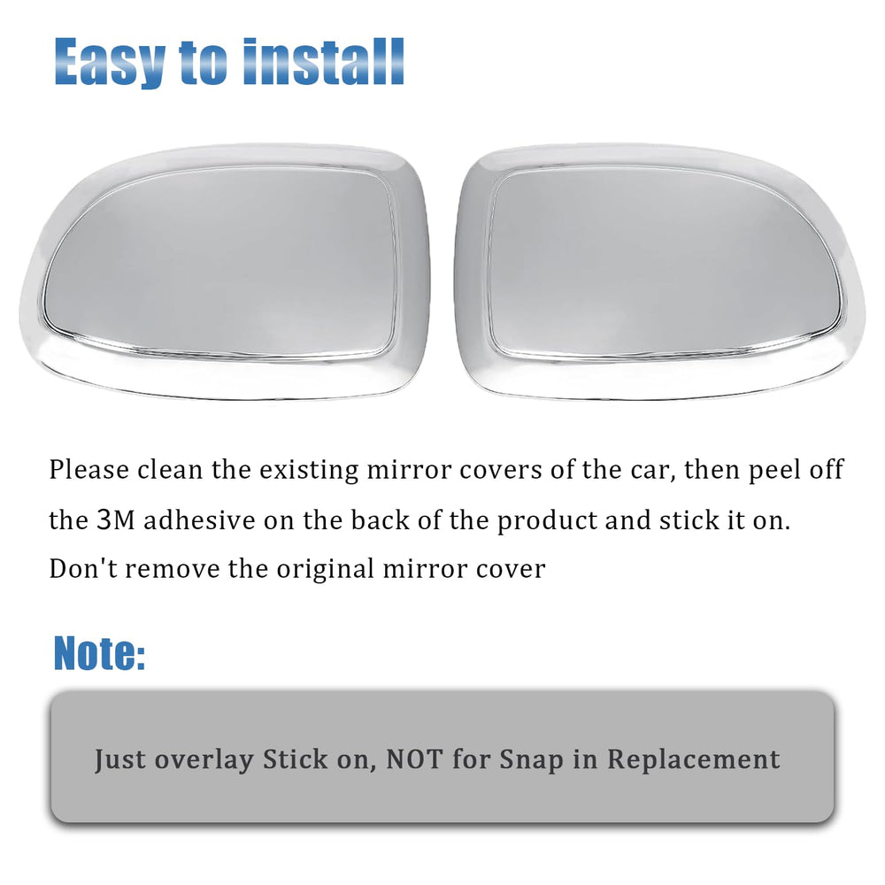 AUCERAMIC chrome mirror cover cap installation process, simple steps