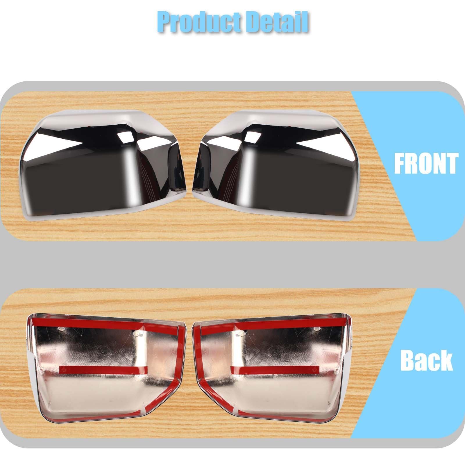 AUCERAMIC mirror cap overlays keep your F-150 looking polished and shielded.